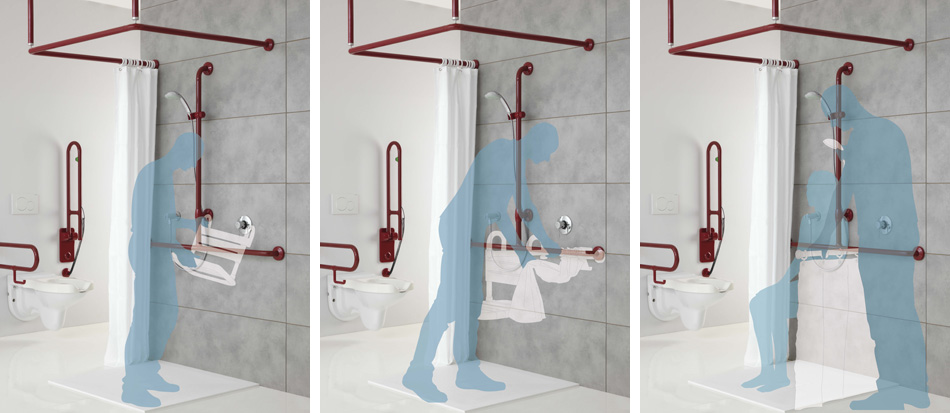 Ponte Giulio seats and stools solutions for Healtcare, showcases