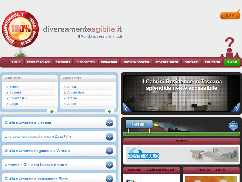 Bagno hotel senza barriere, news