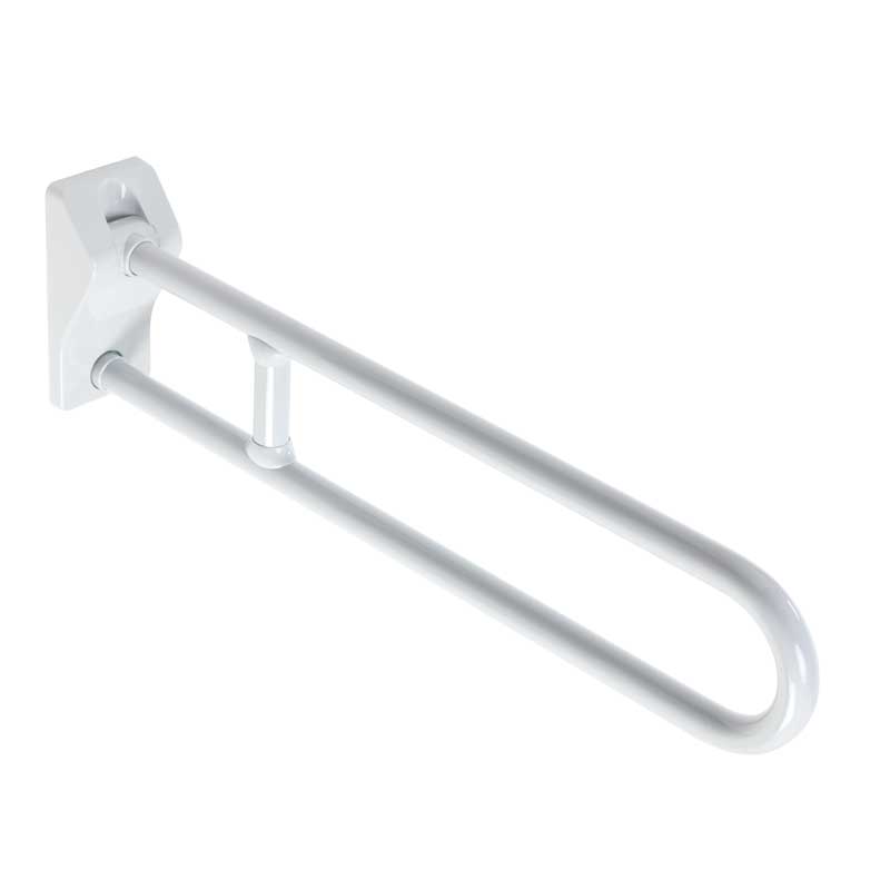 Folding Grab Bars, Vinyl Coated, Anti-Microbial