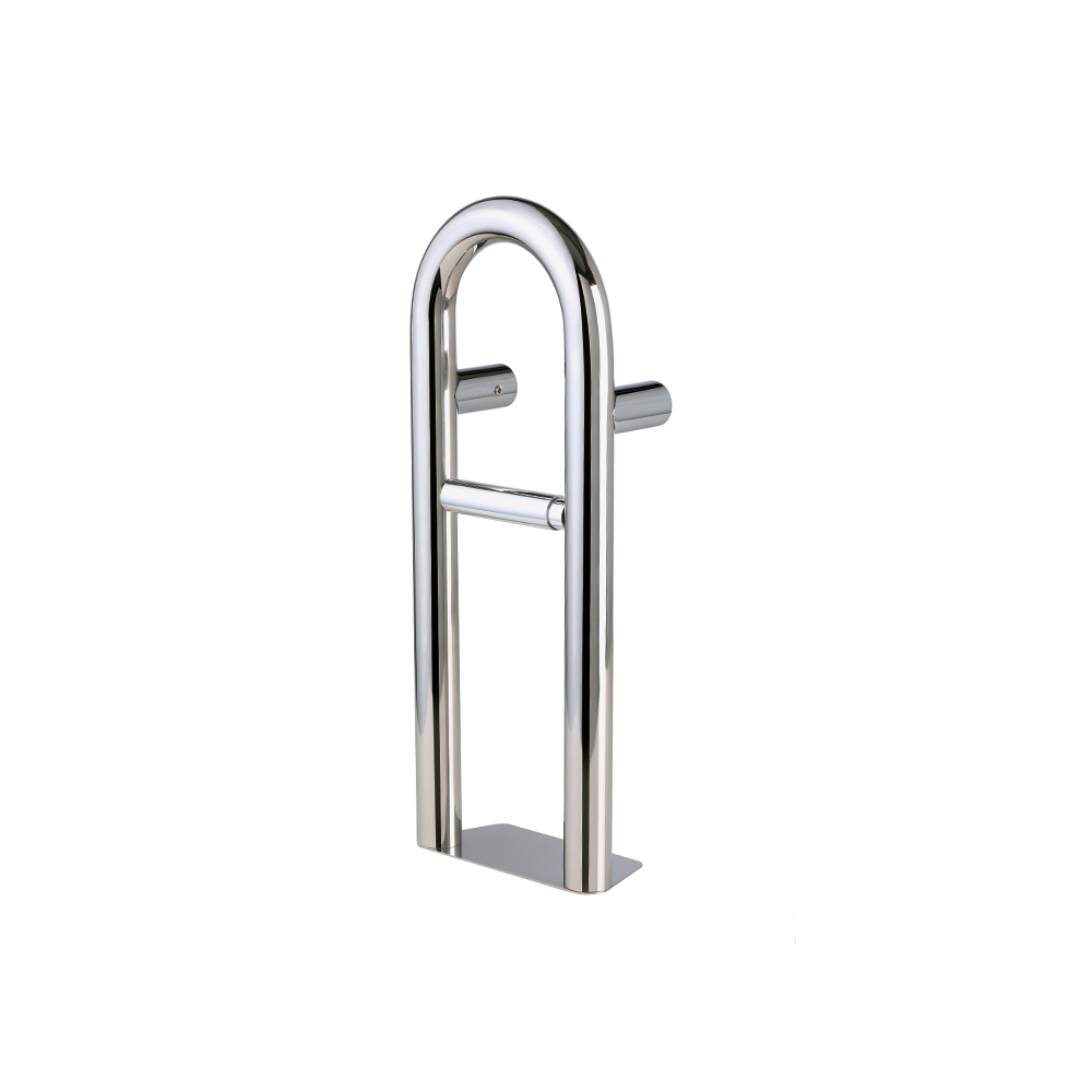 Combination Grab Bar and Toilet Paper Holder