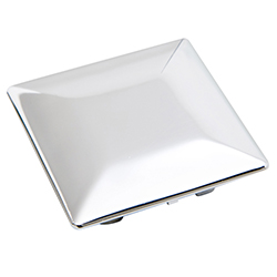 Hole cap, chrome finish