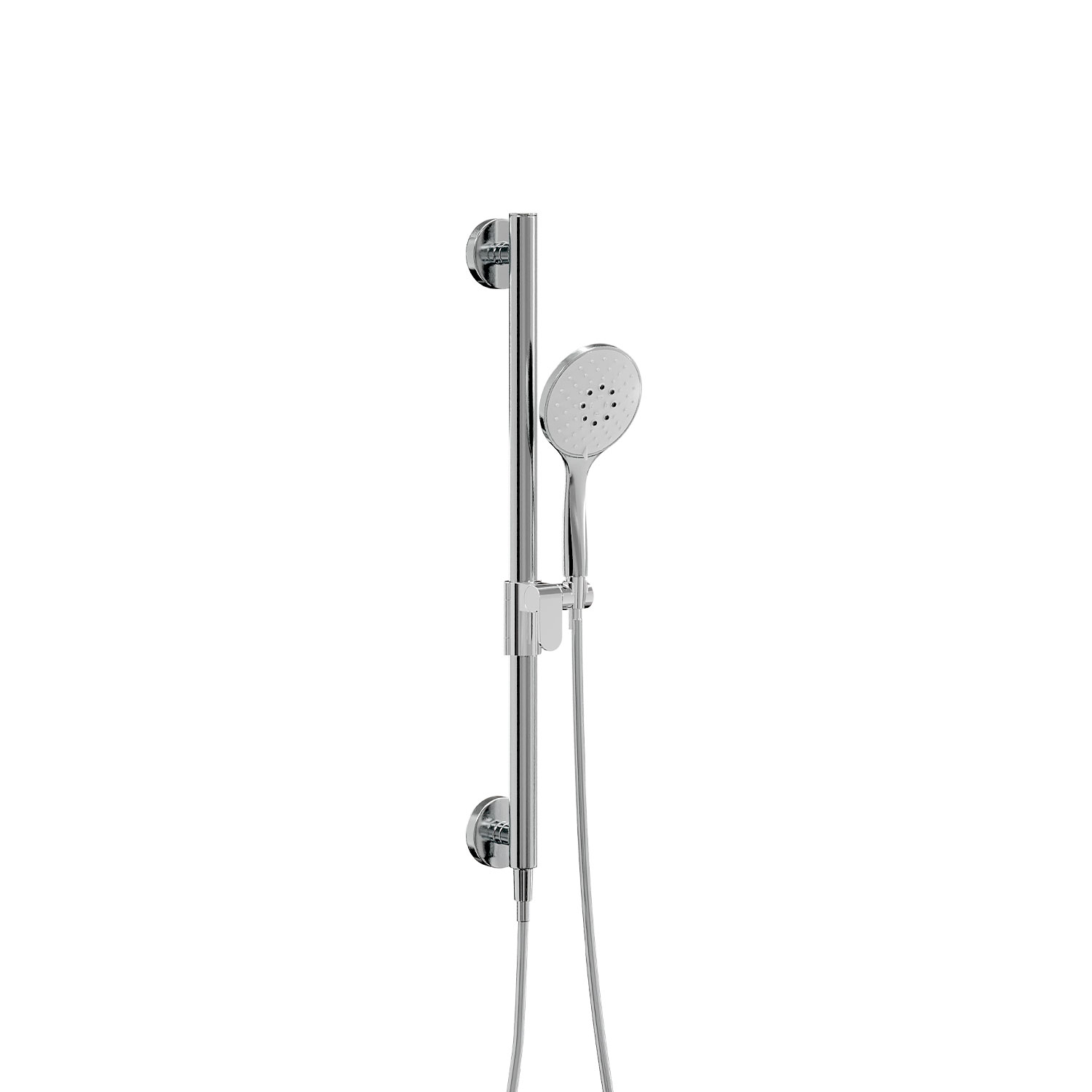 Safe shower set with body in stainless steel