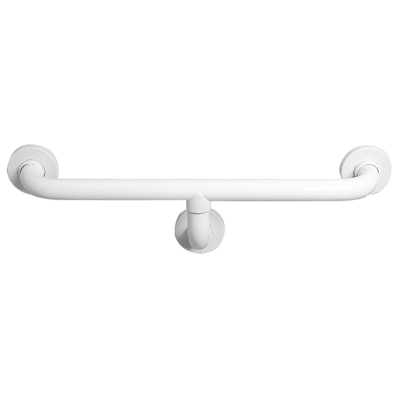Straight, customizable safety grab bar with continuous grip