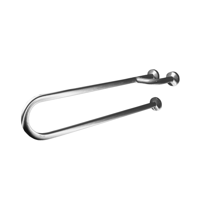 Fixed, lateral safety grab bar