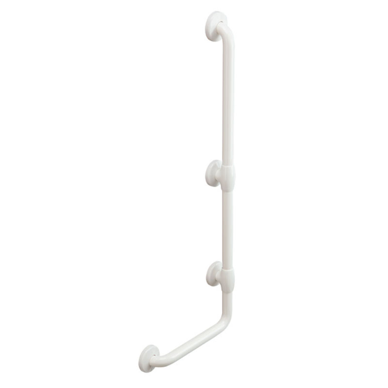 Bariatric Extra strong, L-Shaped, Grab Bar, Vinyl Coated