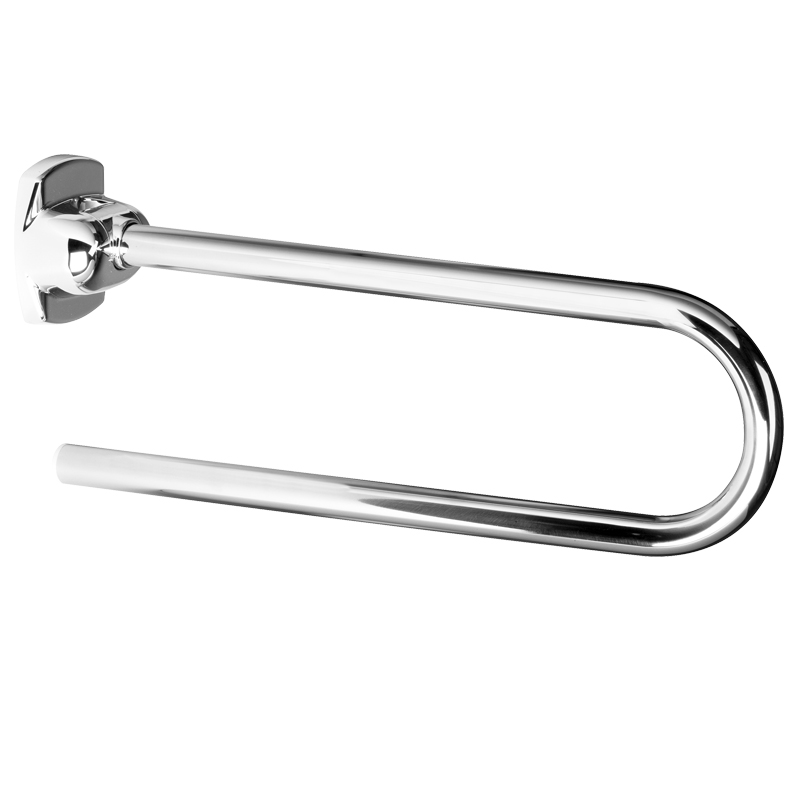 Luxor Series High-Polish 24" Folding Grab Bar
