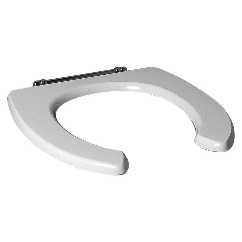 Toilet seat in lacquered wood. With from opening