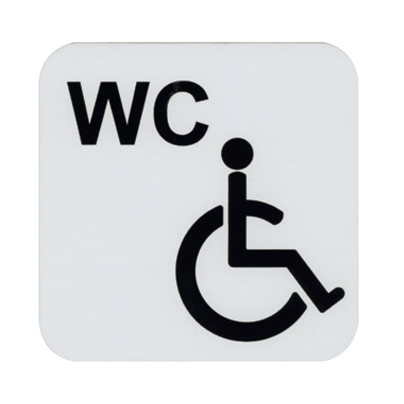 Insegna "bagno disabili"