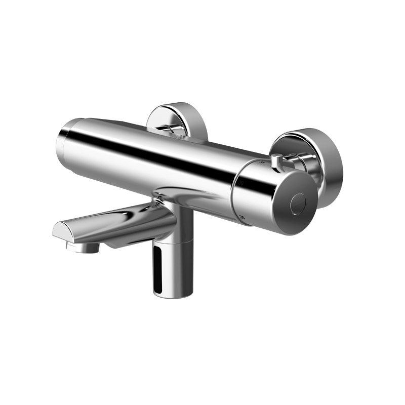 Miscelatore termostatico elettronico "touch-free" installazione esterna.