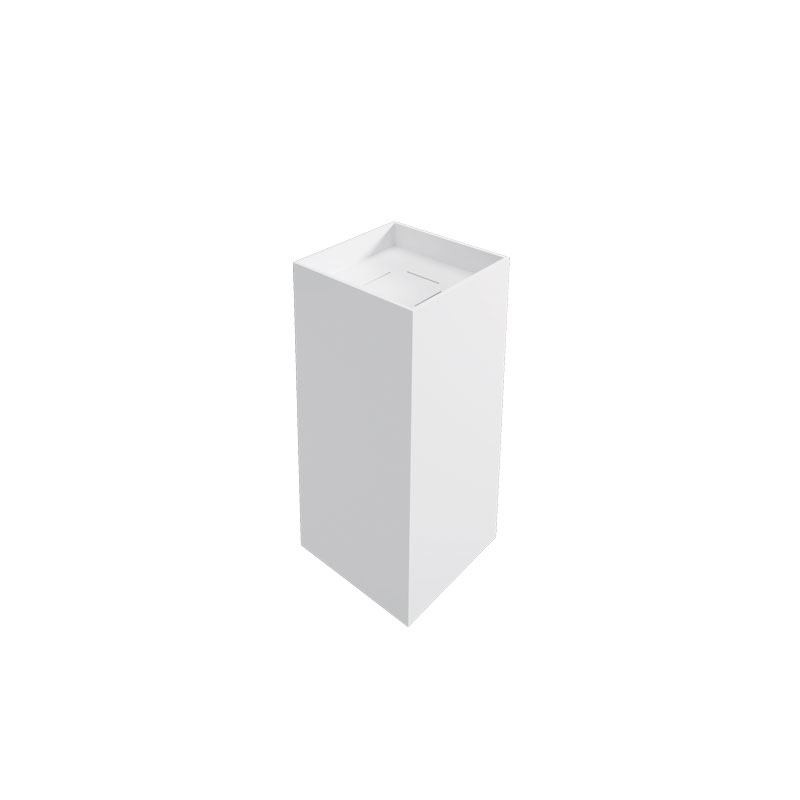 Lavabo monolite parallelepipedo a colonna