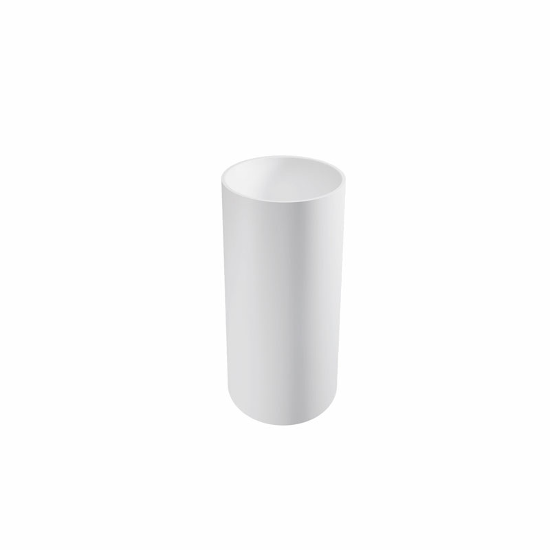 Lavabo monolite cilindrico a colonna