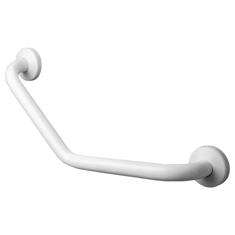 135° Angled Grab Bar, Vinyl coated
