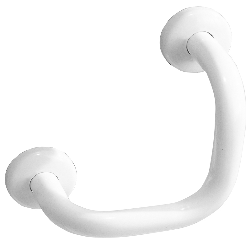 Maxima L-Shaped Small Grab Bar, Anti-microbial