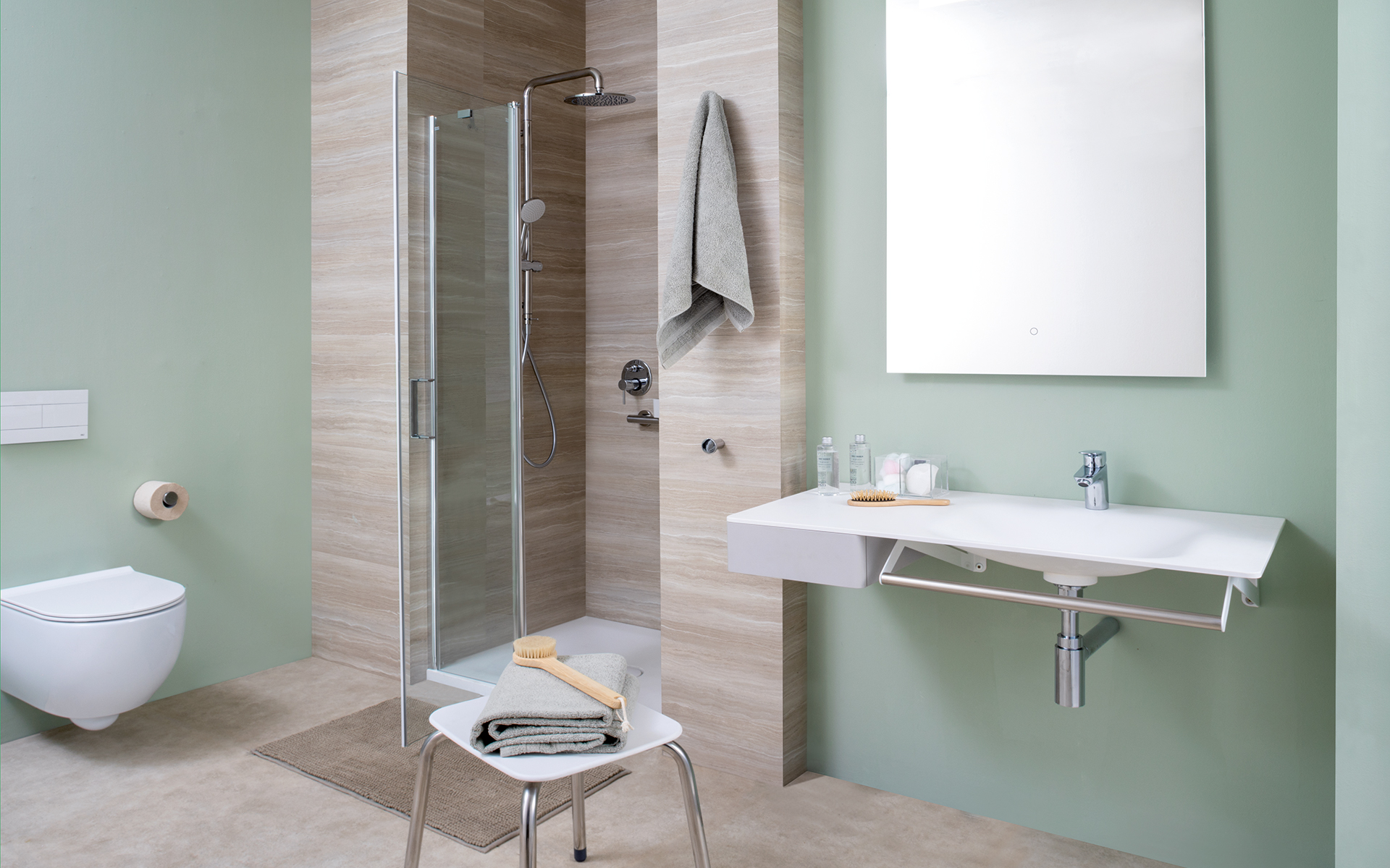 Solo shower line