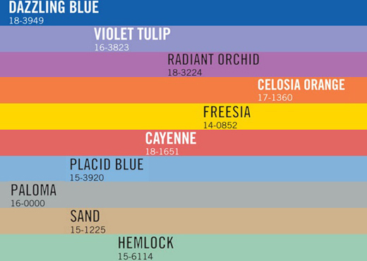 Ausili Ponte Giulio colorati e alla moda, Pantone, news