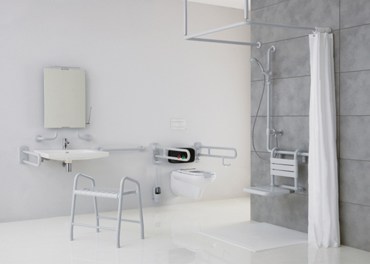 Ausili per il bagno degli ospedali e delle case di riposo per disabili ed anziani