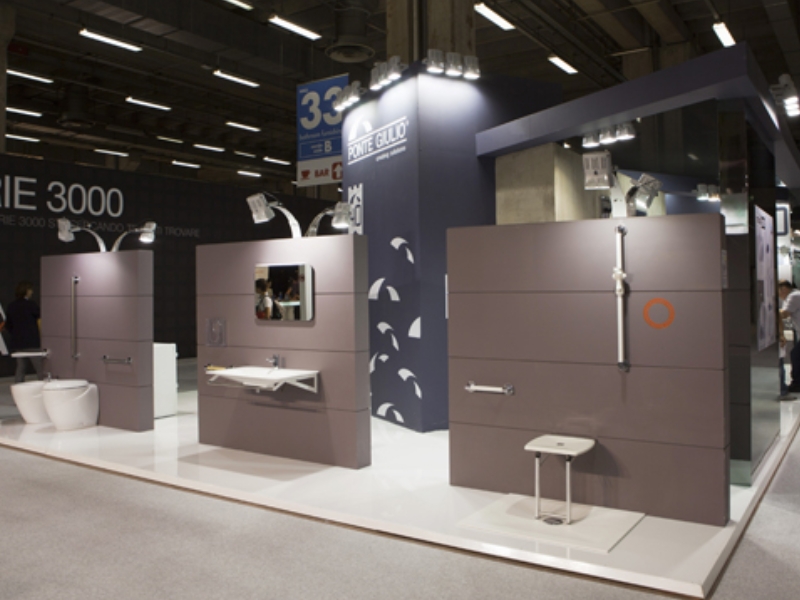 Ponte Giulio al Cersaie 2014, ausili e sanitari stand, news