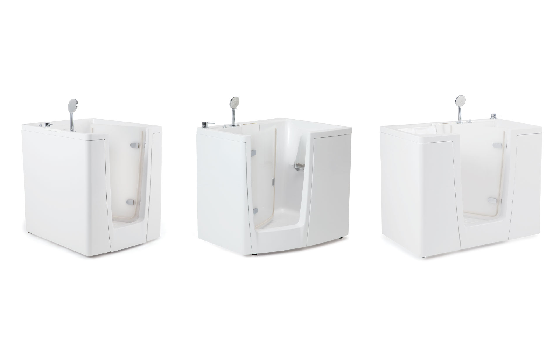 vasca da bagno con sportello