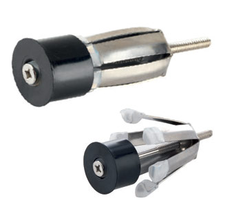 Structural stainless steel fixing for light walls