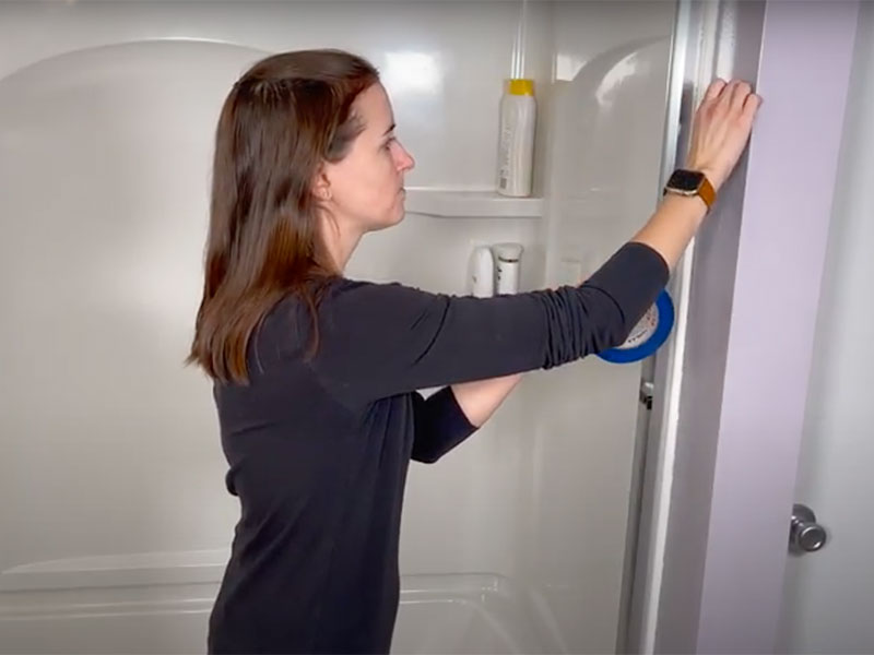 How to install a grab bar in showers and toilet areas