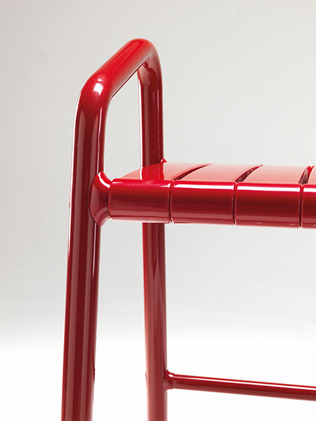 Seats with slats