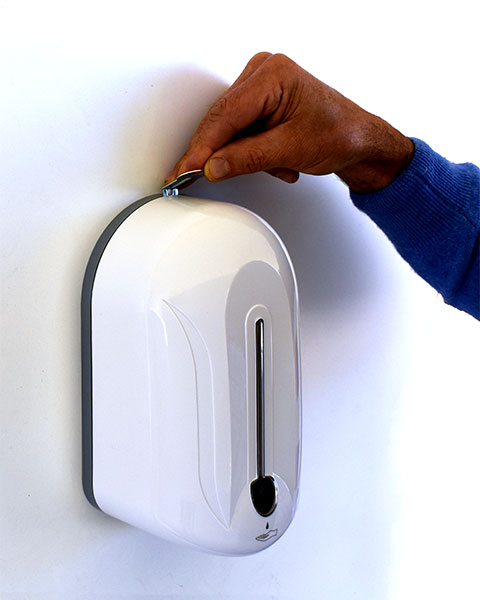 apertura distributore touchless