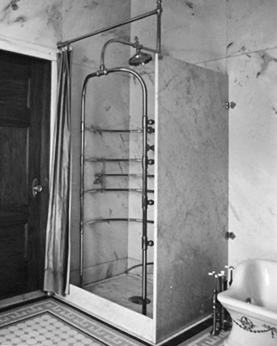 doccia retrò bagno hotel