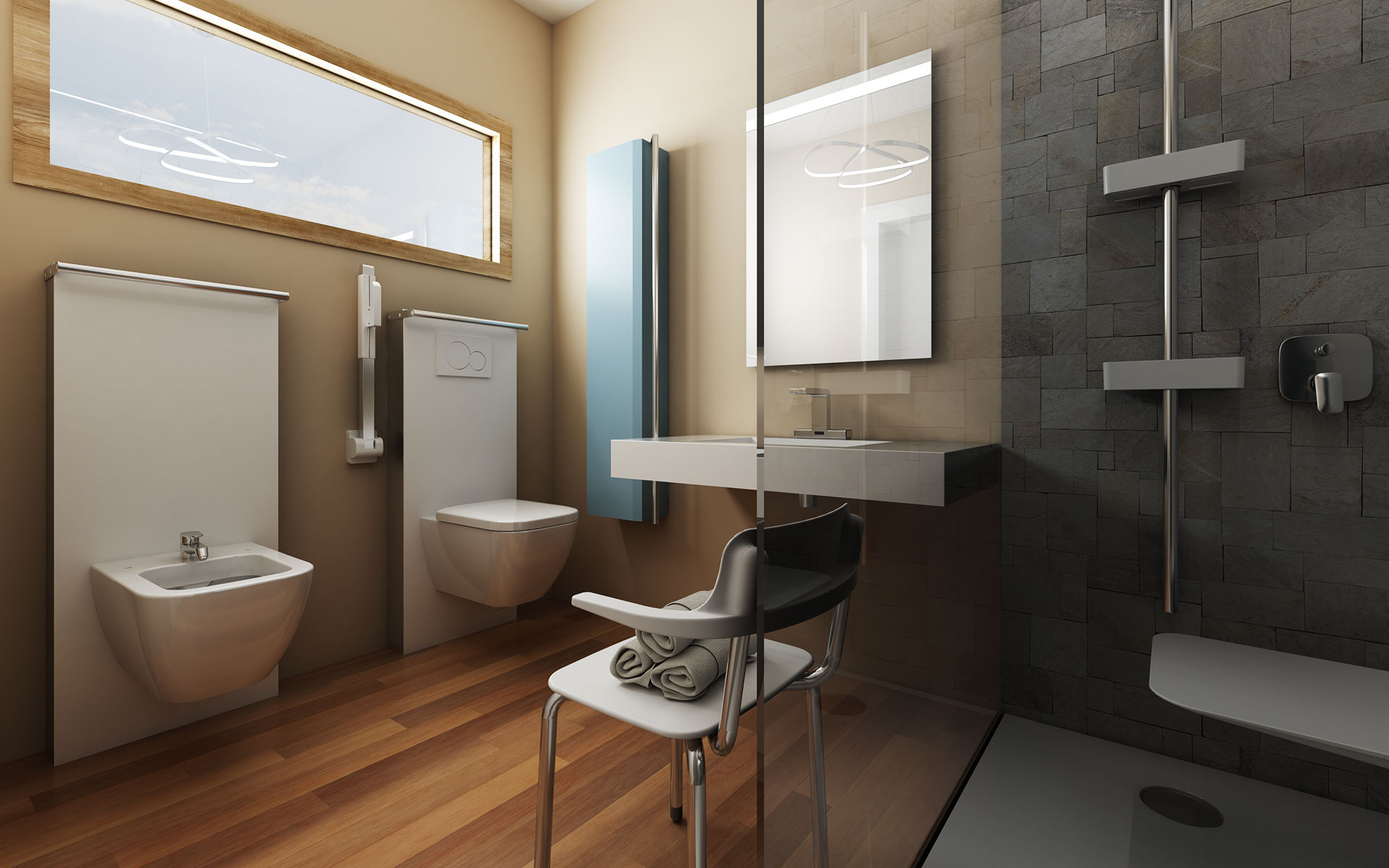 Bagno design e sicuro