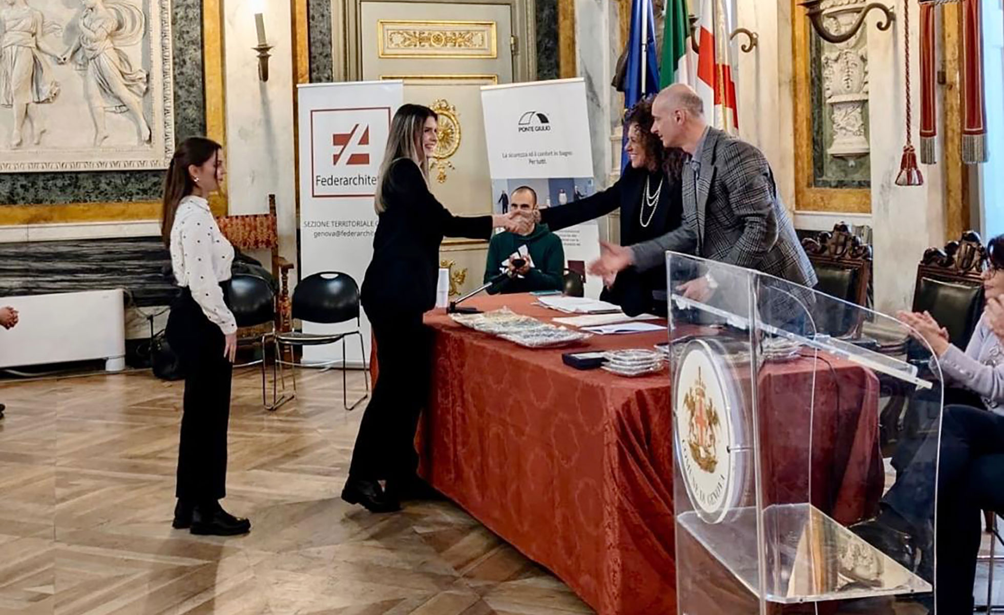 Premiazione progetto di Summonti e Taddei