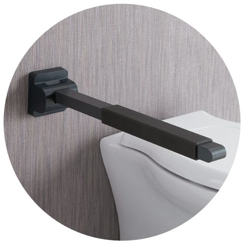 Folding grab bar