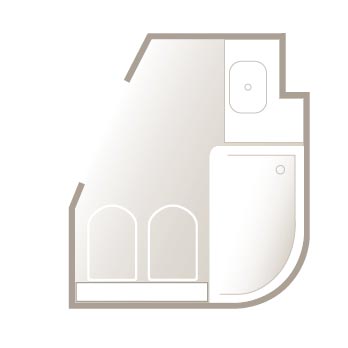 Restauro doccia nei bagni degli alberghi