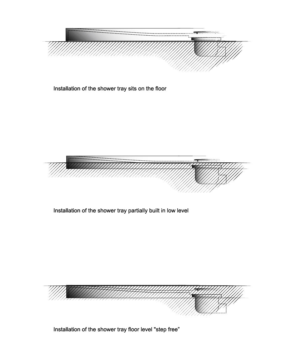 How to install a flush shower tray 