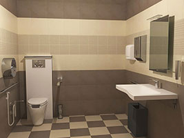 Bagno ad uso disabili in ambito pubblico