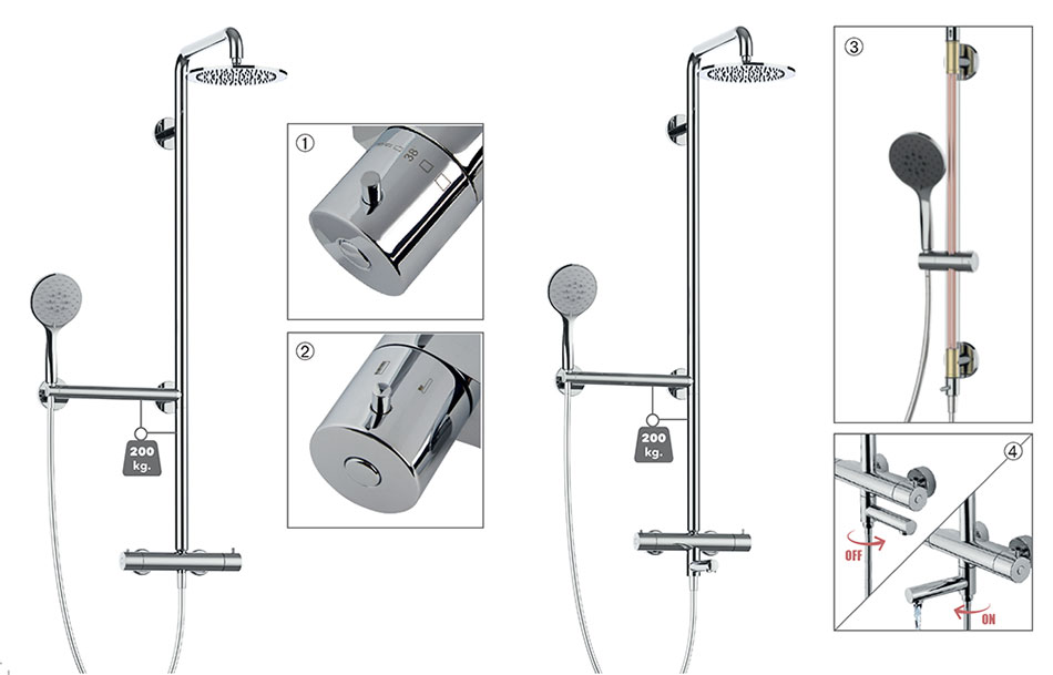 Colonne doccia solo shower