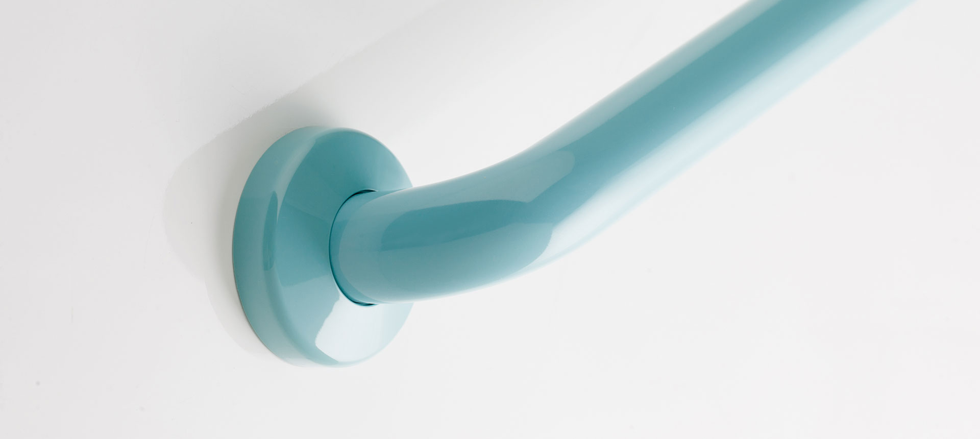 Vinyl coated grab bar
