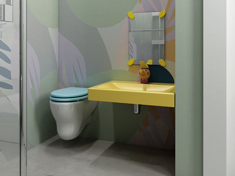 ambiente bagno albergo per famiglia