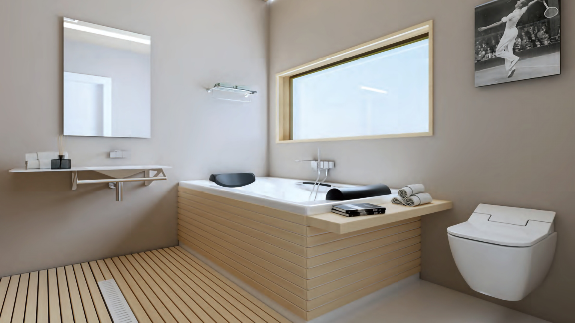 Exclusive bathrooms design