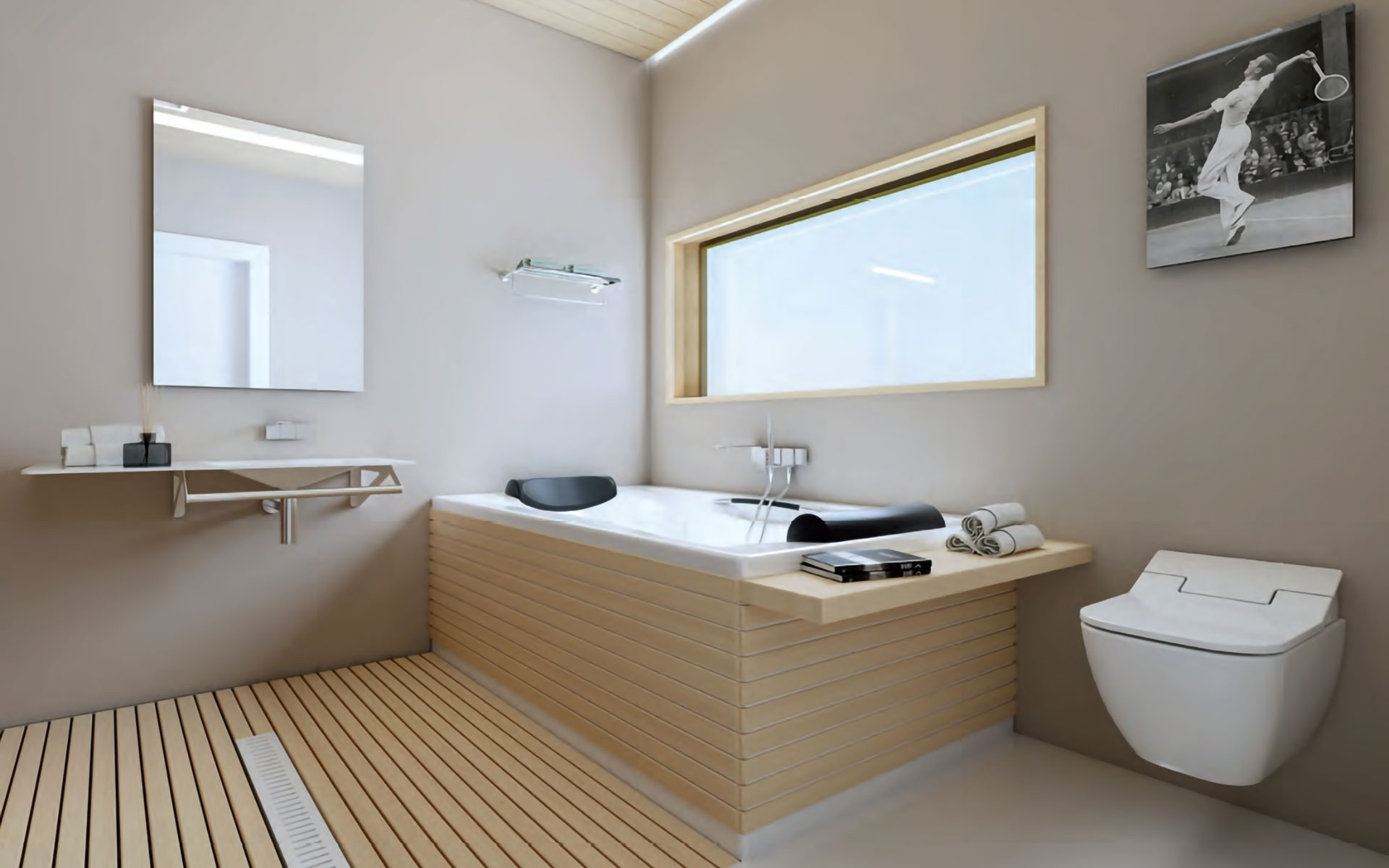 Exclusive bathrooms design