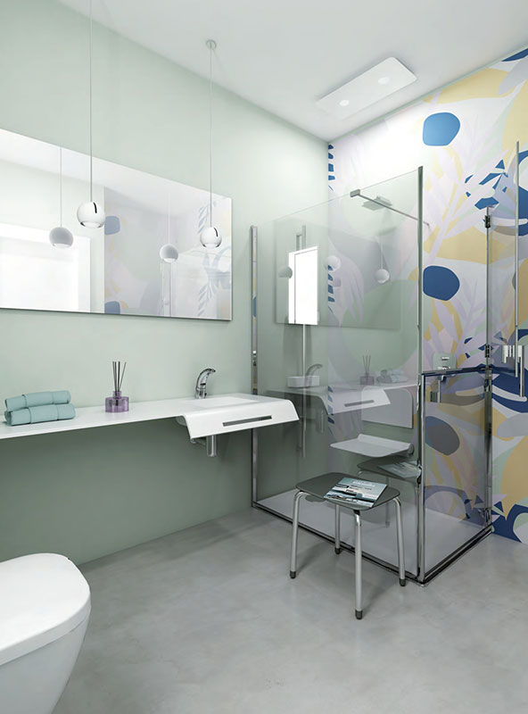  Soluzioni bagno hotel antibatteriche con la pietra acrilica