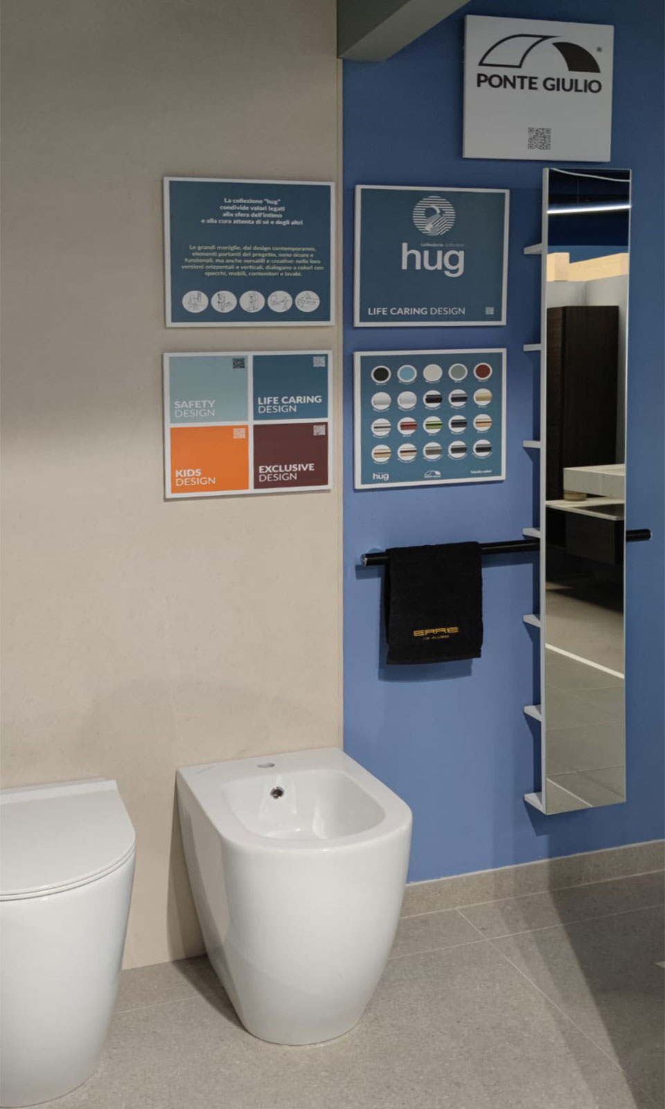 Vasi più alti e ausili di sicurezza hug by Ponte Giulio