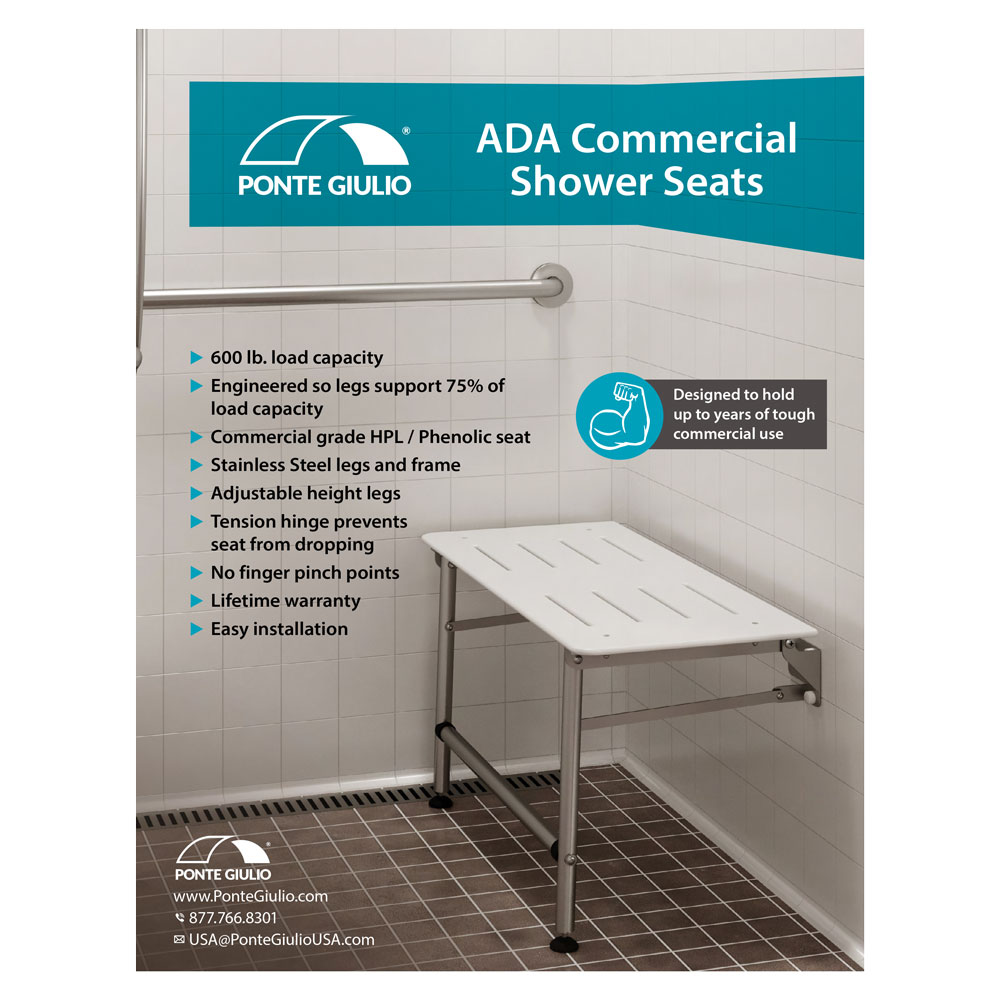ADA commercial shower seats