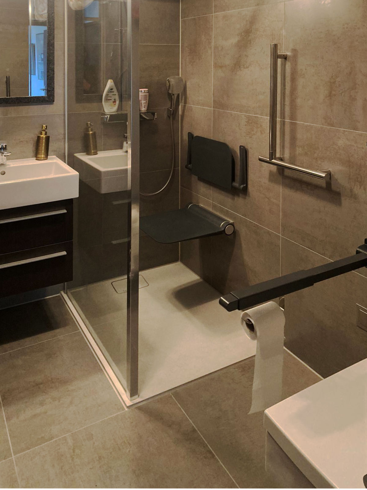 Ponte Giulio’s safe shower in Netherlands
