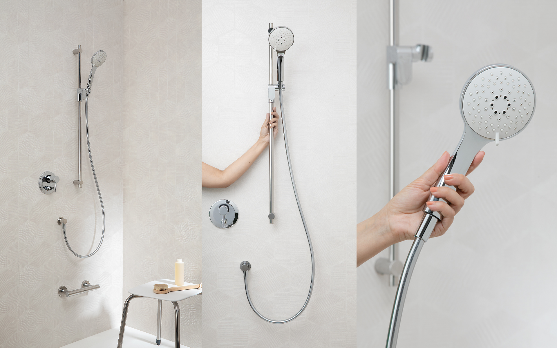 The SOLO Shower column with a ø 20 mm