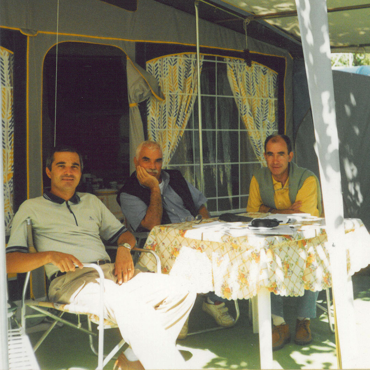 Antonio Moretti con Emidio ed Enrico Carloni