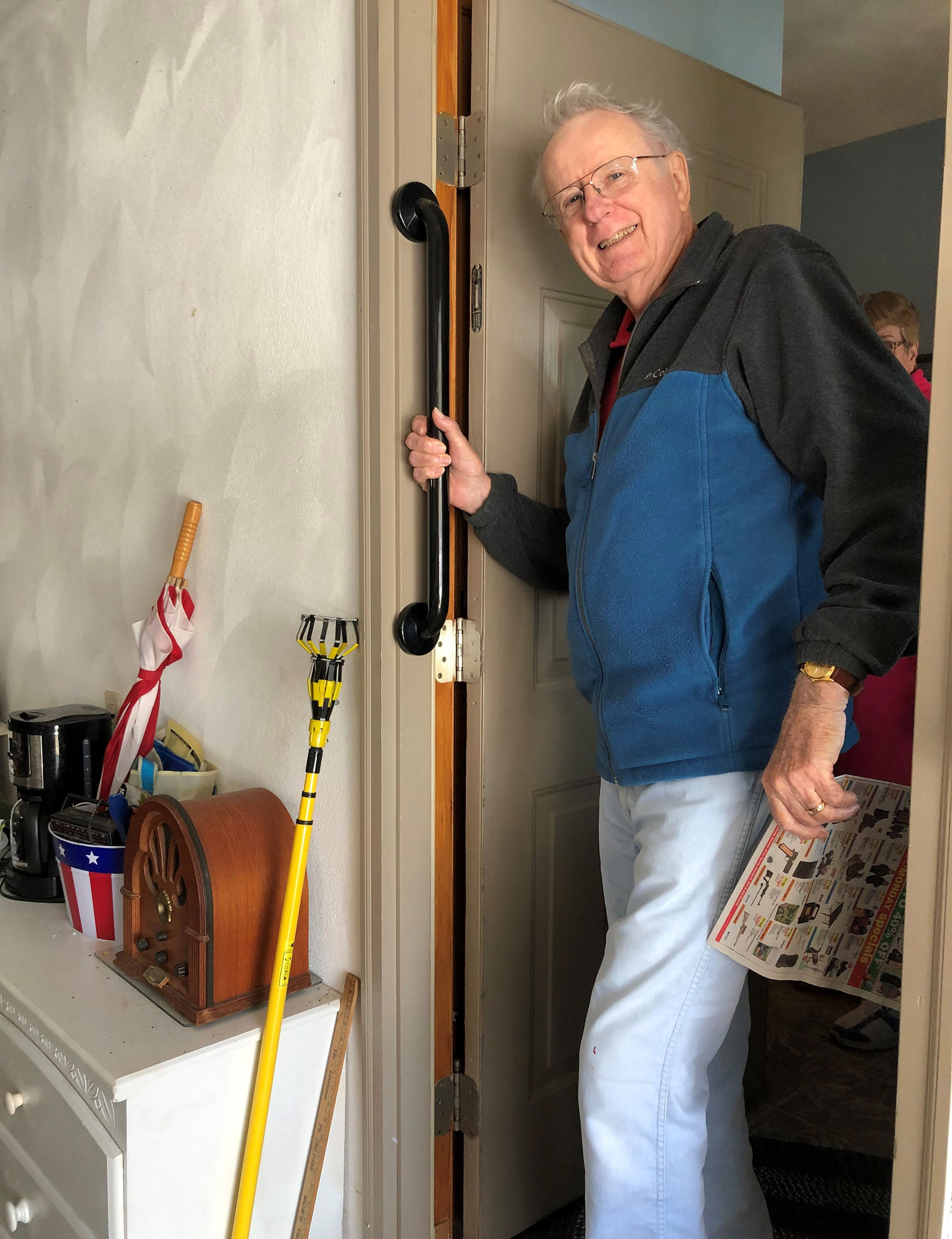 Where to install grab bars outside the home