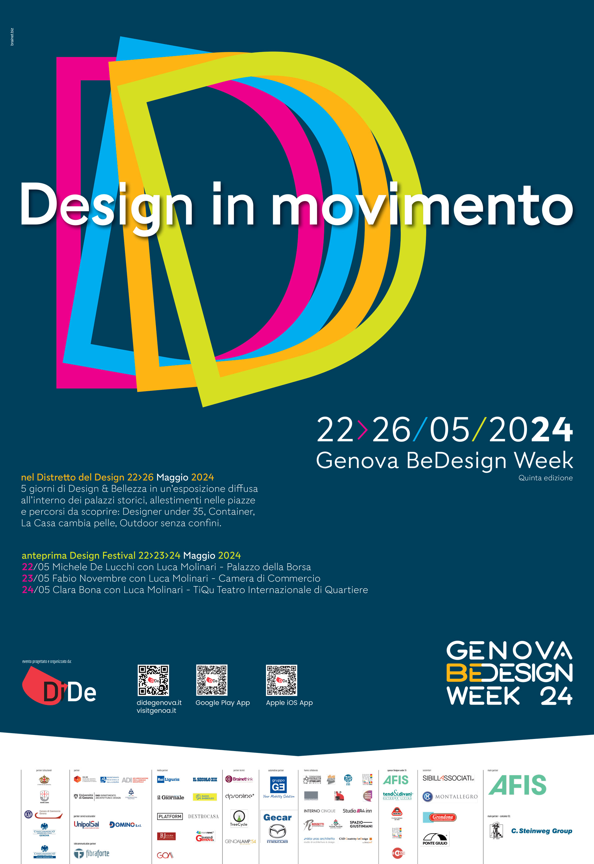 La locandina della BeDesignWeek