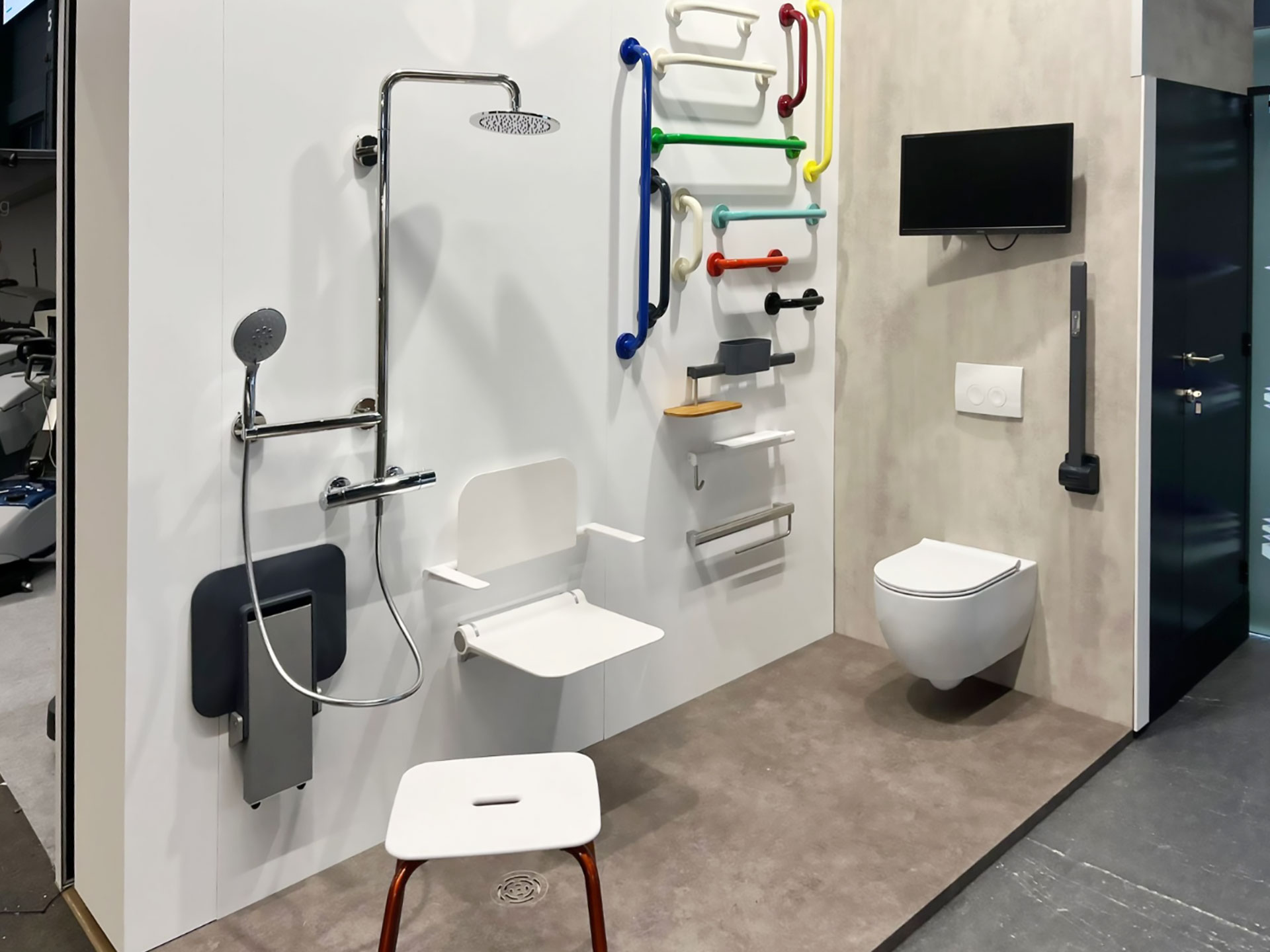 Solo shower at the The Inspire Health & Care in Ghent