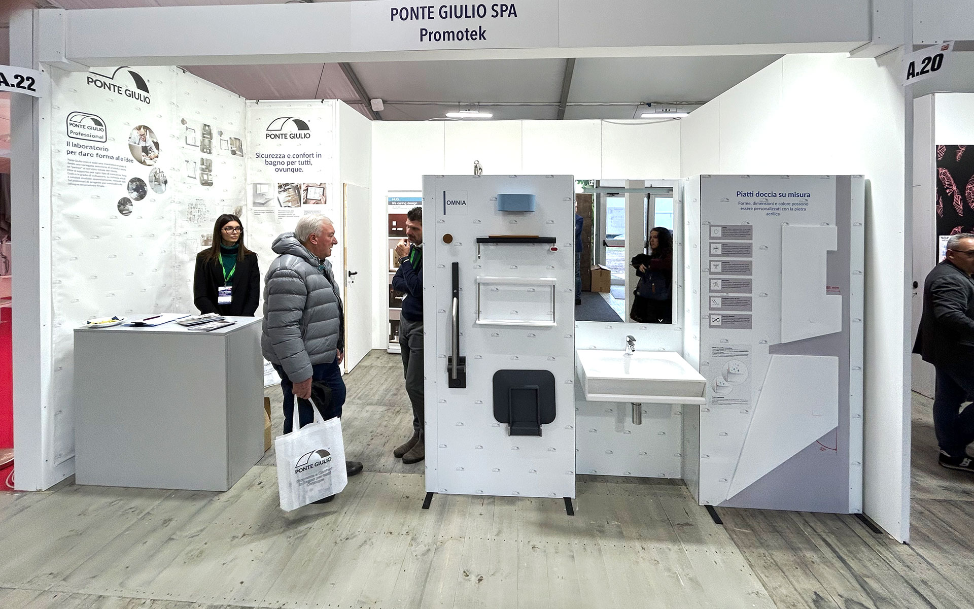 Stand presso la fiera dell