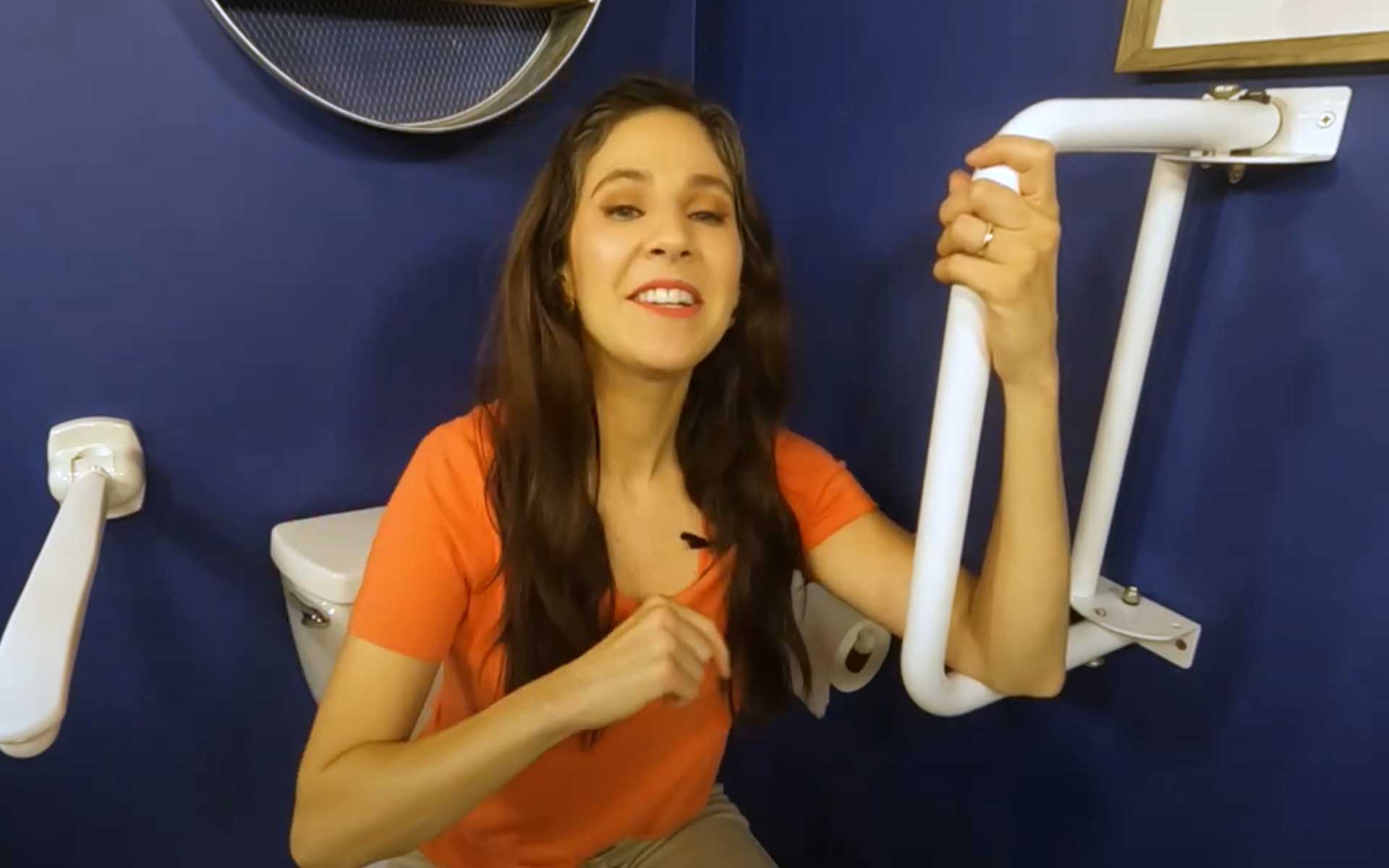 Maria Lindbergh with Ponte Giulio’s Locking Support Grab Bar