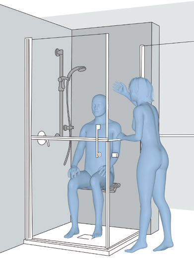 Come aprire la cabina doccia, soluzioni ambiente bagno